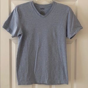 Express, Small, Blue, T-shirt